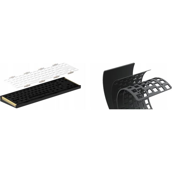 Akko AKKO MonsGeek M7 VIA Barebone Kit Silver