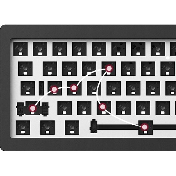 Akko AKKO MonsGeek M7 VIA Barebone Kit Silver