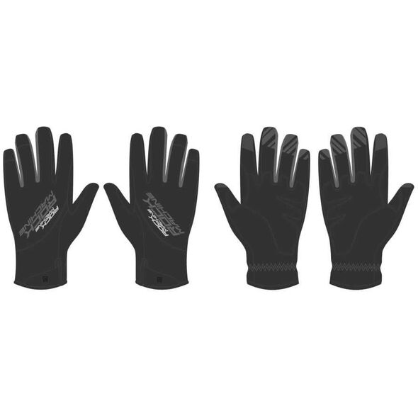 Γάντια ποδηλασίας WINTER RACE GLOVES LF, μέγεθος M, μαύρο/γκρι.