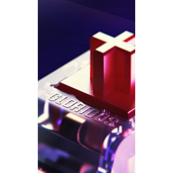 Glorious Fox Switches - Forge, 36 pieces, pre-lubricated