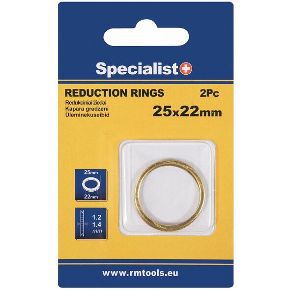 Δακτύλιος μείωσης SPECIALIST+, 25.4x22.2x1.2/1.4 mm, 2 τεμ.