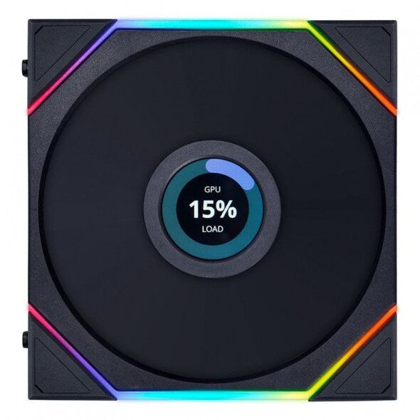 Lian Li UNI FAN TL LCD Wireless Lüfter, ARGB, PWM - 140mm, schwarz