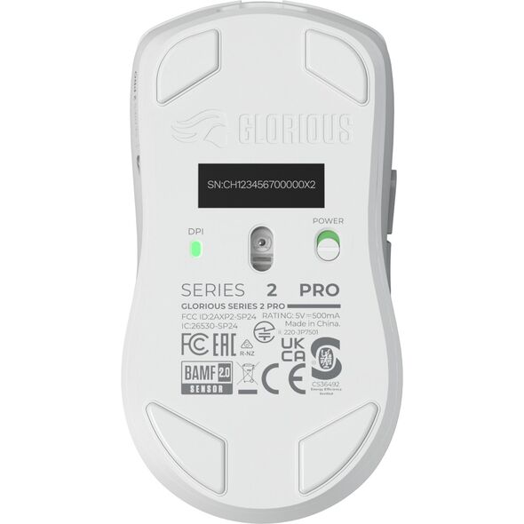 Glorious Series 2 PRO Wireless Gaming Maus - weiß
