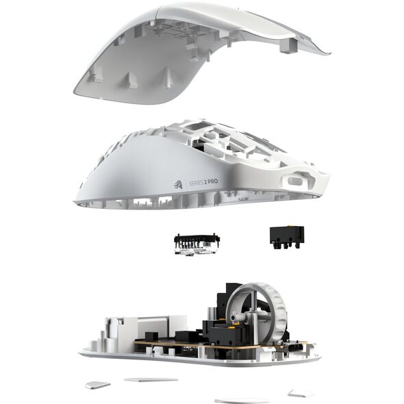 Glorious Series 2 PRO Wireless Gaming Maus - weiß