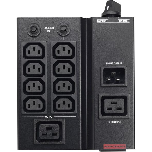PowerWalker MBS/PDU IEC 1-3kVA rozdzielacz zasilania PDU 9 x gniazdo sieciowe Czarny