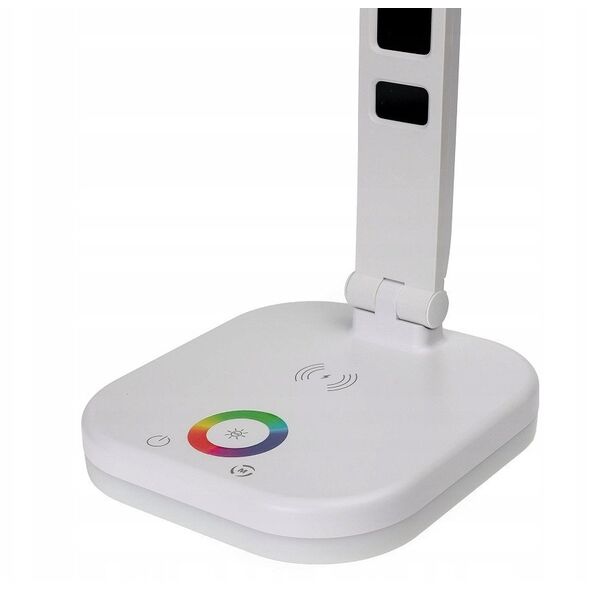 PLATINET LED DESK LAMP LAMPKA BIURKOWA RGB WIRELESS CHARGING WHITE [46218]