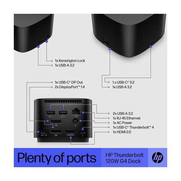 Hewlett Packard (HP) HP Thunderbolt 120W G4 Dock