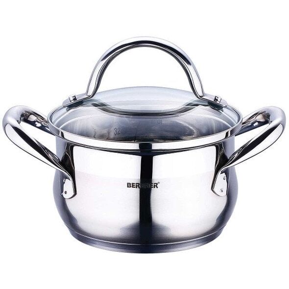 Bergner Garnek Bergner Stal nierdzewna Srebrzysty - 16 x 9,5 cm - 1,7 L