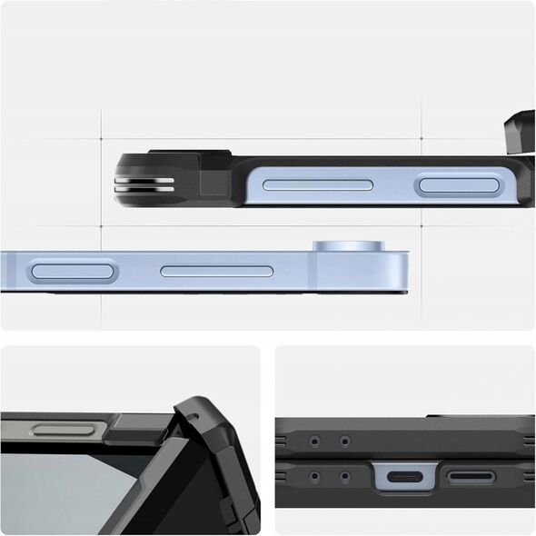 Spigen Tough Armor Pro Mag Magsafe Galaxy Z Flip 7 FE czarny