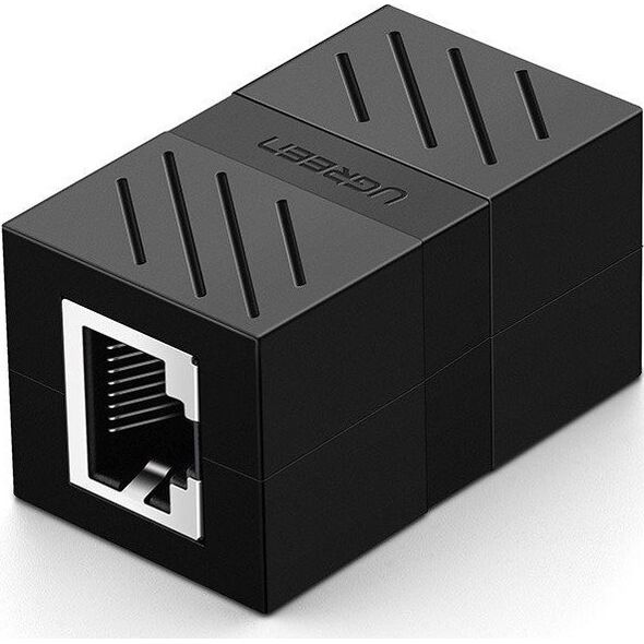 Ugreen Złączka, przedłużka sieciowa RJ45 UGREEN Ethernet, 8P/8C, Cat.7, UTP (czarna)