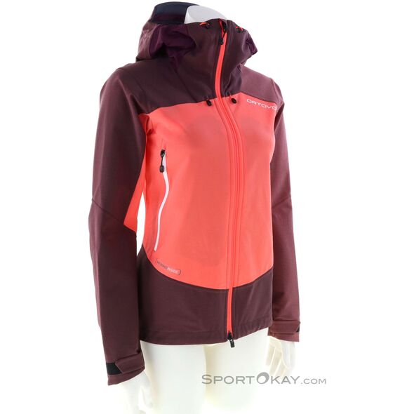 Γυναικείο μπουφάν Ortovox Westalpen Softshell Jacket - κοραλλί