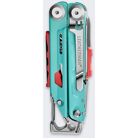 Multitool Leatherman Signal Etui Aqua Stainless