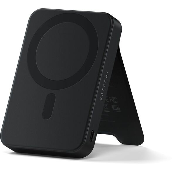 Satechi OntheGo Powerbank 10K - magnetyczny powerbank z podstawką 10k mAh kompatybilny z MagSafe i Qi2 (black)
