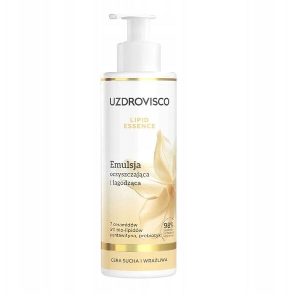 UZDROVISCO_Lipid Essence emulsja oczyszczająca i łagodząca 200ml