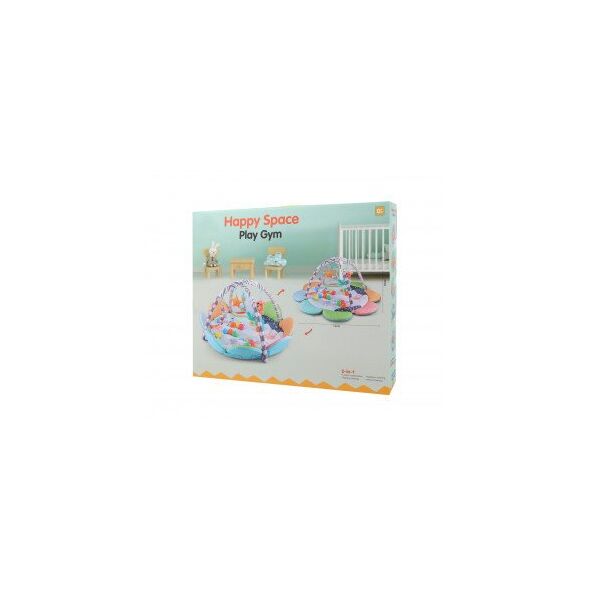 TinyMini JL639-2A Mata edukacyjna 2w1 Kwiat Zoo