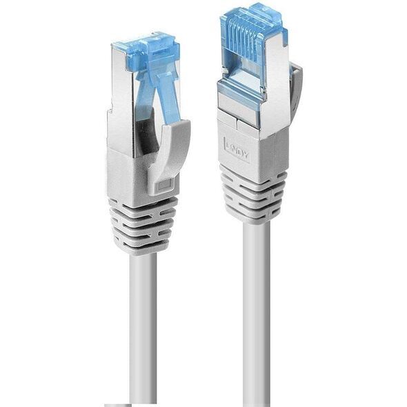 LINDY Patchkabel Cat.6A U/UTP LSZH Kabel, grau 15m