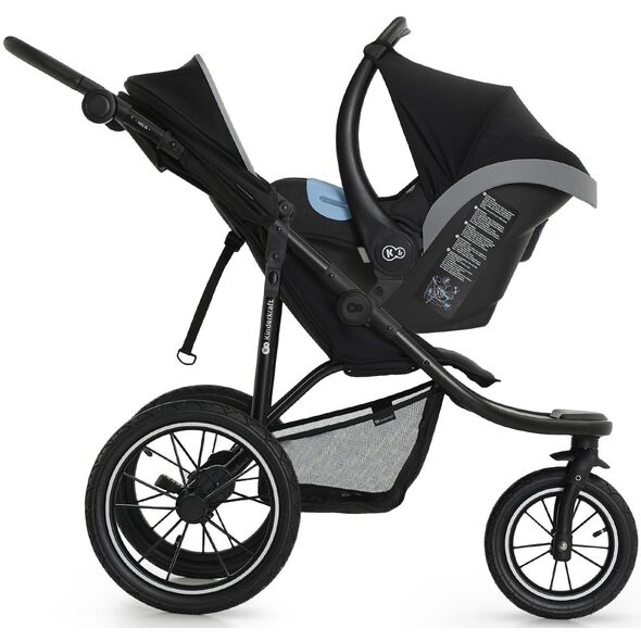 Sportinis vežimėlis Kinderkraft Helsi 2, Black
