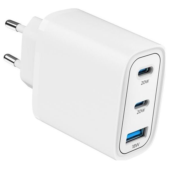 Φορτιστής MOBILE ORIGIN MO13 1x USB-A 2x USB-C 3 A (FRL-GAN40W-MO13)