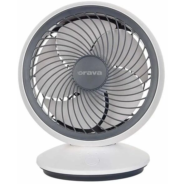 Orava SF-5 mini stolní ventilátor, 4 W, oscilace, USB nabíjení, 3 rychlosti, průměr 15 cm