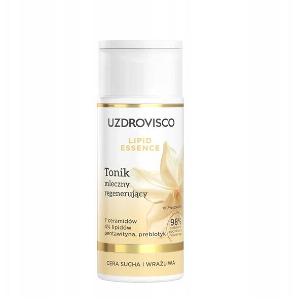 UZDROVISCO_Lipid Essence tonik mleczny do twarzy regenerujący 150ml