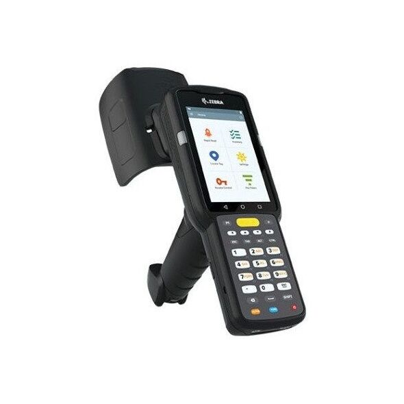 MC3390XR UHF RFID GUN, LINEAR ANT., 802.11 A/B/G/N/AC, SE4850 EXT. RANGE 2D IMAGER, 38 KEY, EXT. CAP. BATTERY, GMS, 4GB/32GB, ETSI