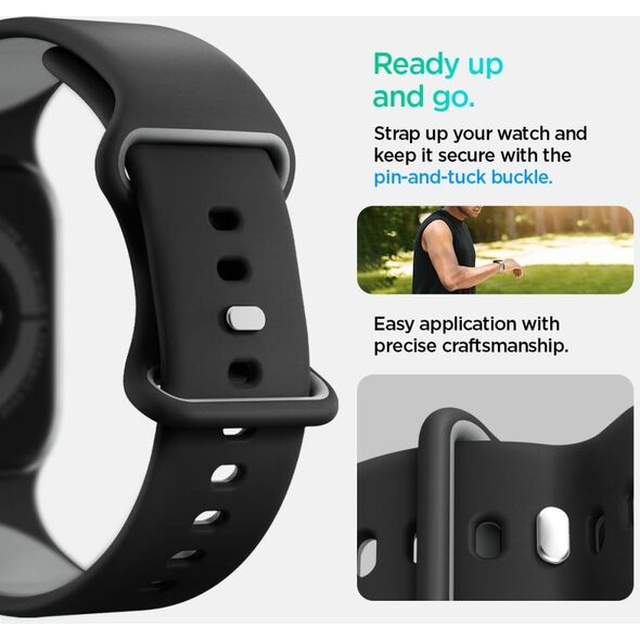 Spigen Nano Pop Band, black sesame - Apple Watch 49mm/46mm/45mm/44mm