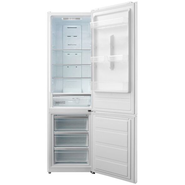 Midea Refrigerator | MDRB489FGE01O | Energy efficiency class E | Free standing | Combi | Height 201 cm | No Frost system | Fridge net capacity 247 L | Freezer net capacity 83 L | Display | 41 dB | White