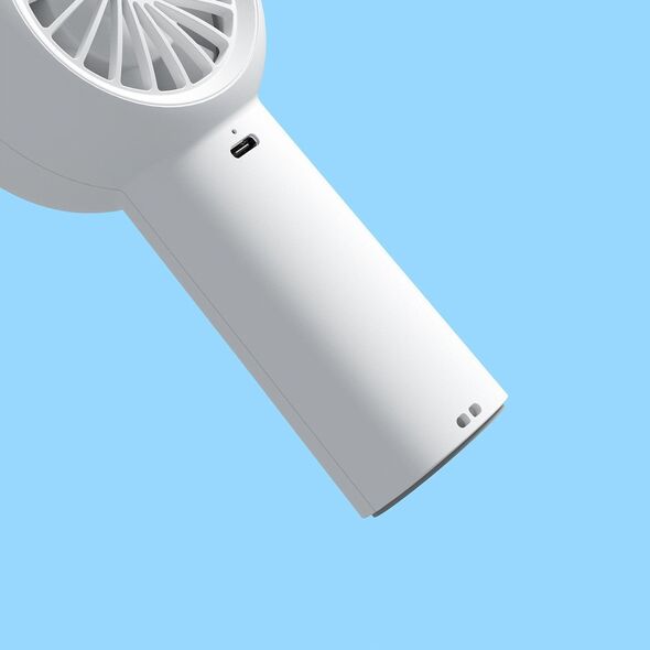 Mini wentylator Jisulife Handheld Fan Life5 Plus 4000 mAh przenośny wiatraczek USB - biały