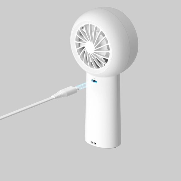 Mini wentylator Jisulife Handheld Fan Life5 Plus 4000 mAh przenośny wiatraczek USB - biały