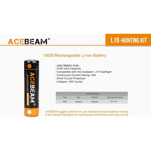 Latarka Acebeam Latarka Acebeam L16-Hunting Kit