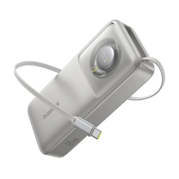 Baseus Powerbank OS Free2Pull 20000mAh 65W + cable szary (P10073700843-00) (BASP10073700843-00) έως 12 άτοκες Δόσεις