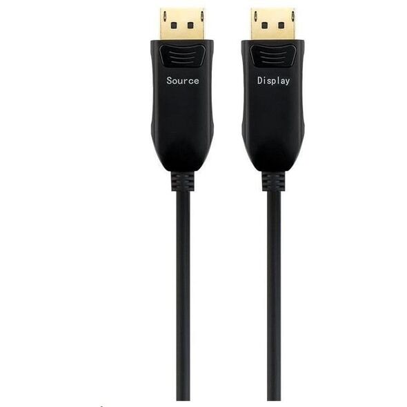 PREMIUMCORD Οπτικό καλώδιο DisplayPort 1.4 σύνδεσης M/M, επιχρυσωμένοι σύνδεσμοι 30m