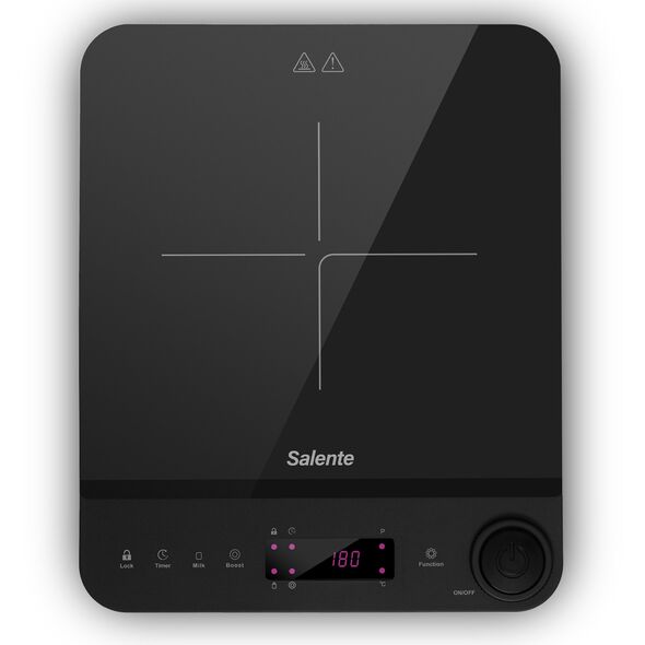 Salente InductPro1, επαγωγική κουζίνα, μονή εστία, μαύρο