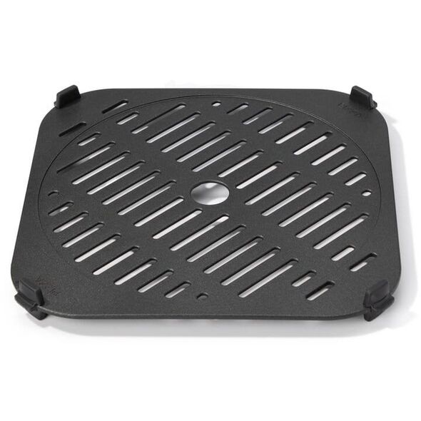Heißluftfritteuse CRISPLITE VISION(schwarz/silber, 2.000 Watt, Korb 8 Liter, mit Sichtfenster)