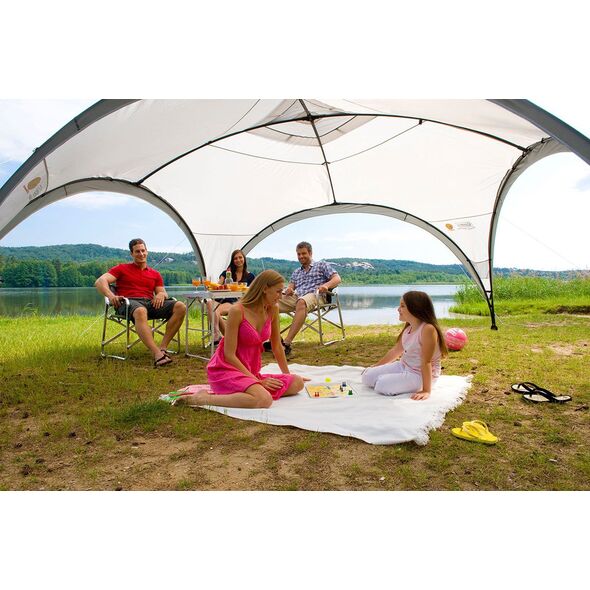 Pavillon Event Shelter, 4,5 x 4,5m(hellgrau/grau)