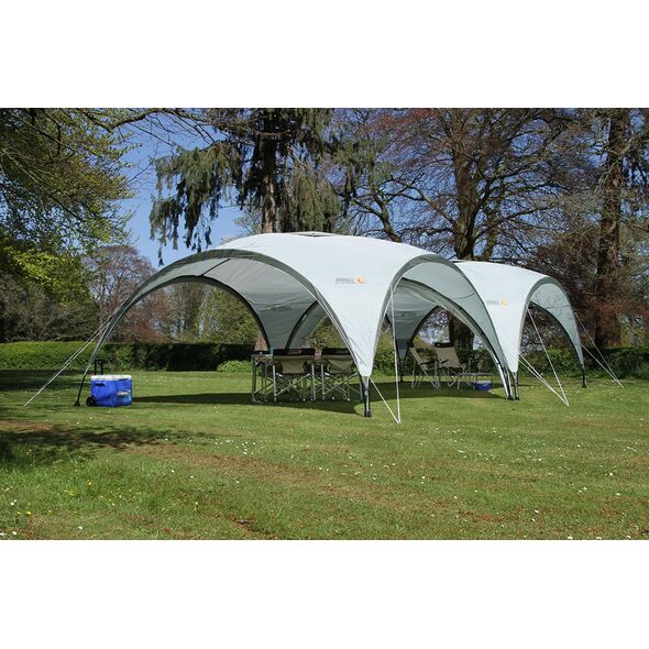 Pavillon Event Shelter, 4,5 x 4,5m(hellgrau/grau)