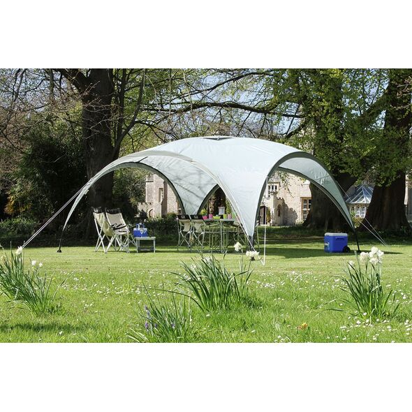Pavillon Event Shelter, 4,5 x 4,5m(hellgrau/grau)