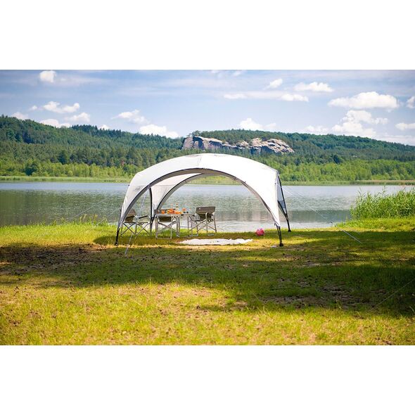 Pavillon Event Shelter, 4,5 x 4,5m(hellgrau/grau)