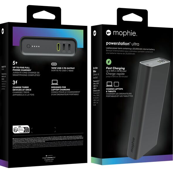 MOPHIE POWERSTATION ULTRA 25K(2025)BLACK