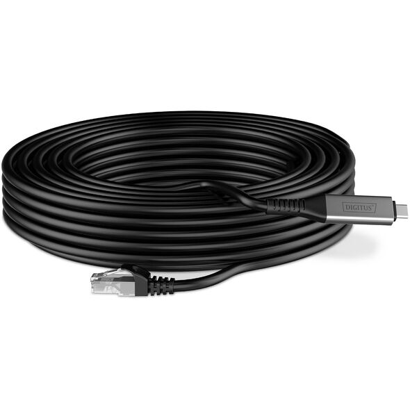 DIGITUS USB 3.2.RJ45 Ethernet Kabel s/FTP - Kabel - Digital/Daten