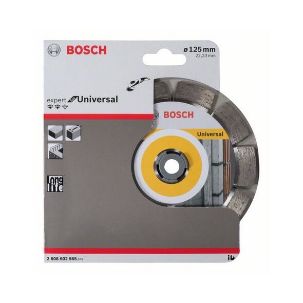 Bosch Diamentowa tarcza tnąca EXPERT FOR UNIVERSAL 125x22,2mm 2 608 602 565