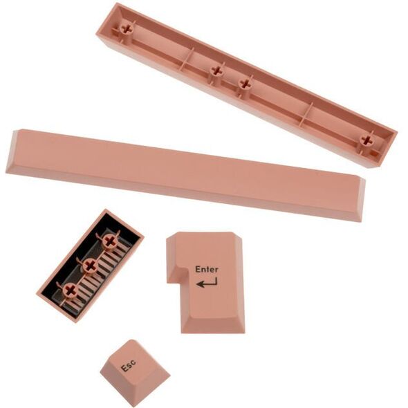 GMK Additional Kit, ABS-Keycaps, Double-Shot, Erweiterungsset fr ISO & ANSI  pastell pink