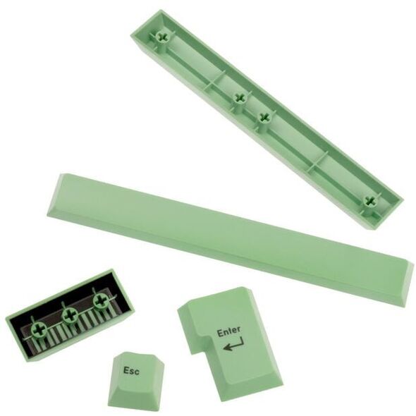 GMK Additional Kit, ABS-Keycaps, Double-Shot, Erweiterungsset fr ISO & ANSI - pastell grn
