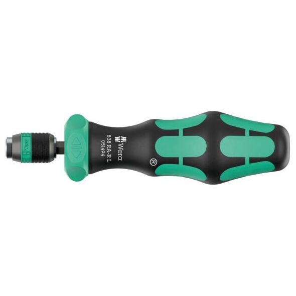 Wera 838 RA-R L Bits-Χειρολαβή με καστάνια 1/4