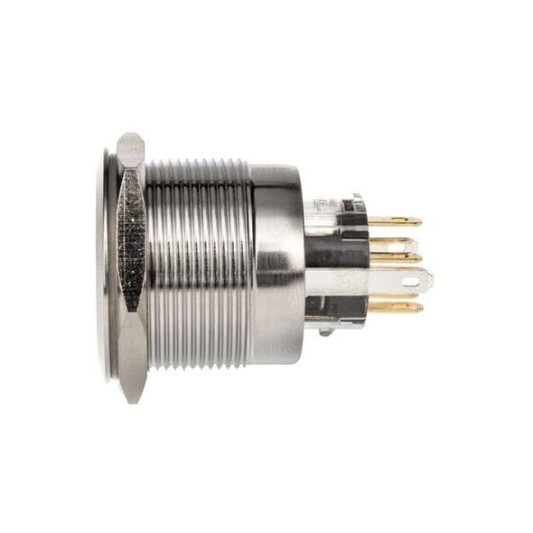 Διακόπτης/κουμπί βανδαλισμού DimasTech 25mm, Silverline Ring - RG