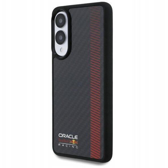Case Red Bull Real Carbon Fiber Powerbar MagSafe for Samsung Galaxy S25 Edge black