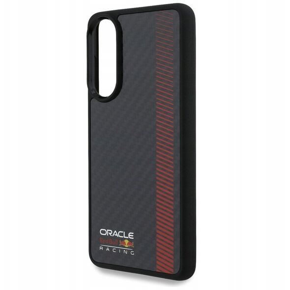 Case Red Bull Real Carbon Fiber Powerbar MagSafe for Samsung Galaxy S25 Edge black