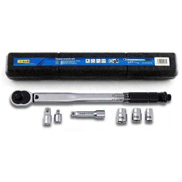 Dynamic wrench with head and adapter set465038110 S&R