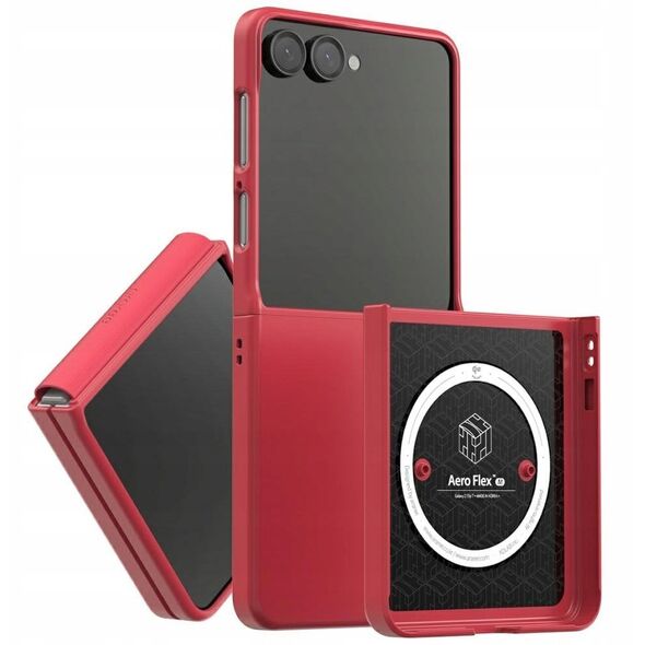 Case Araree Aero Flex M MagSafe Qi2 for Samsung Galaxy Z Flip7 pink