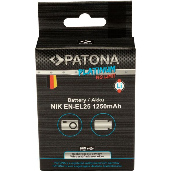 Μπαταρία PATONA 1398 για φωτογραφική μηχανή/κάμερα Λιθίου-ιόντων (Li-Ion) 1250 mAh